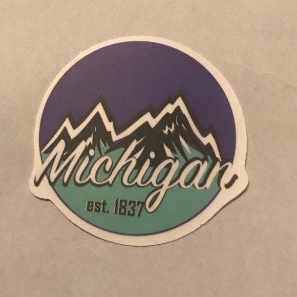 Michigan Matte Finish PVC Removable Waterproof Decor Accent Sticker - Picture 9 of 11